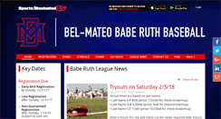 Desktop Screenshot of belmateobaberuth.com