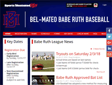 Tablet Screenshot of belmateobaberuth.com